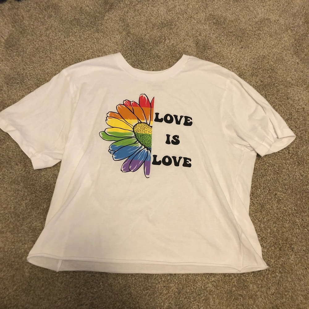 Love is Love Cropped T-Shirt